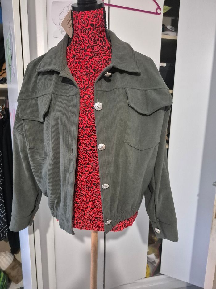 Veste en velours côtelé