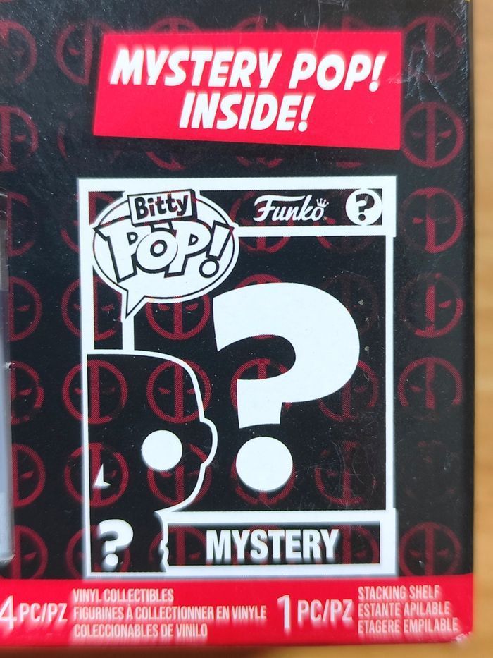 Boîte De 4 Bitty Pop! Deadpool - Griller Clown Bedtime + Mystery Pop! - photo numéro 5
