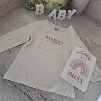 T-shirt manches longues 6 mois kiabi