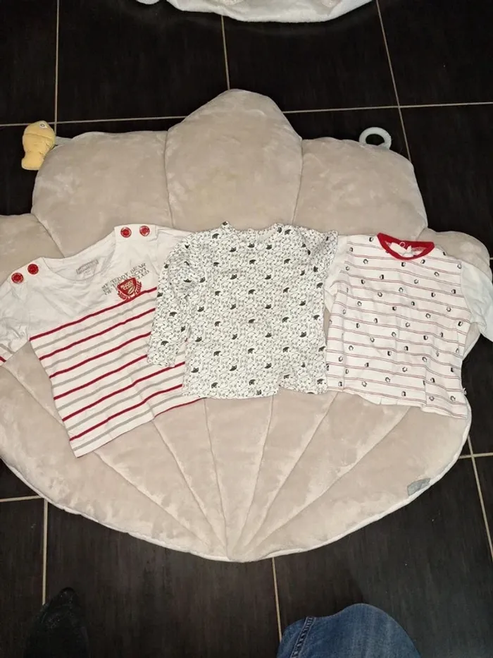 Lot de 3 t-shirts manche longue