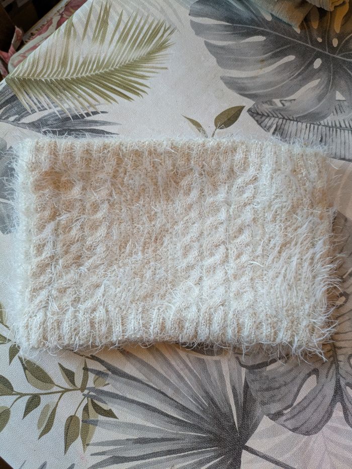 Snood Blanc tout doux 6/8ans