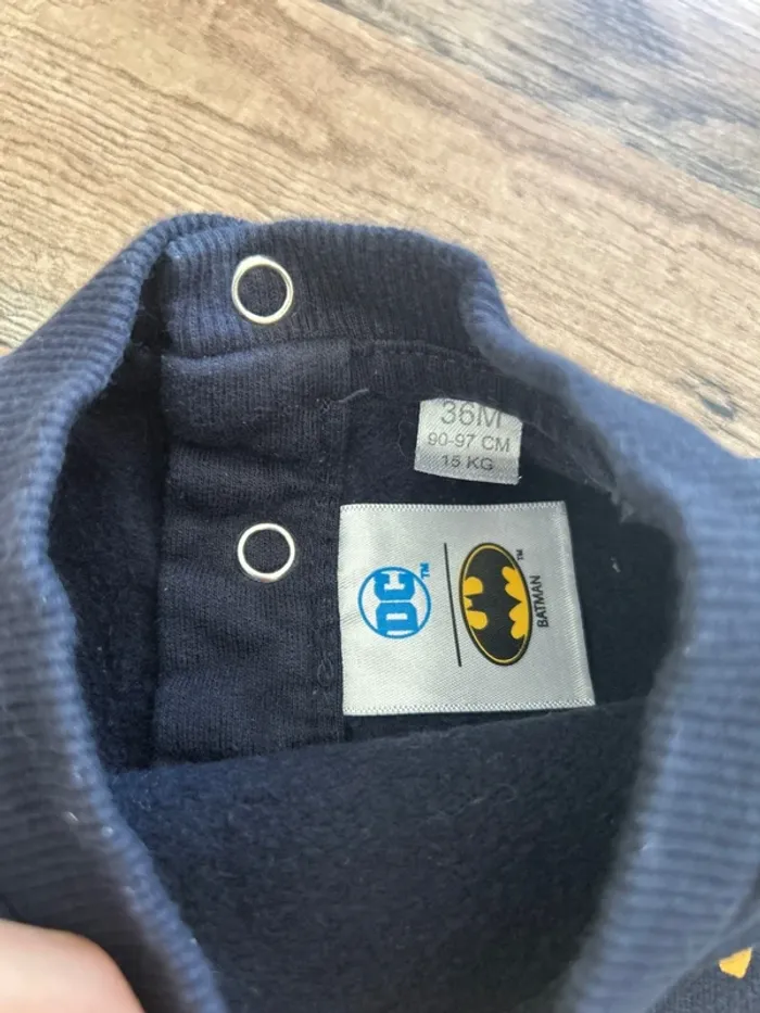 Sweat Batman 3 ans - photo numéro 3