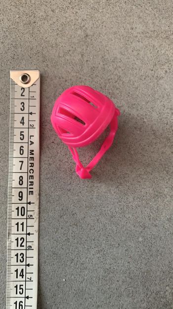 Casque vélo rose barbie