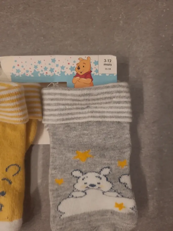 Lot chaussettes neuve Disney 15 - 18 - photo numéro 2