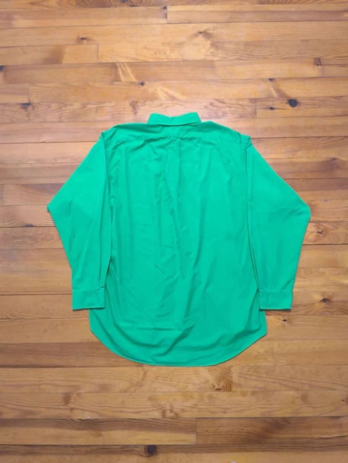 Chemise Ralph Lauren - Blake - Logo brodé bleu - Vert clair - Taille XL - photo numéro 4