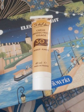 Crème solaire visage neuve Soleil des îles 40ml