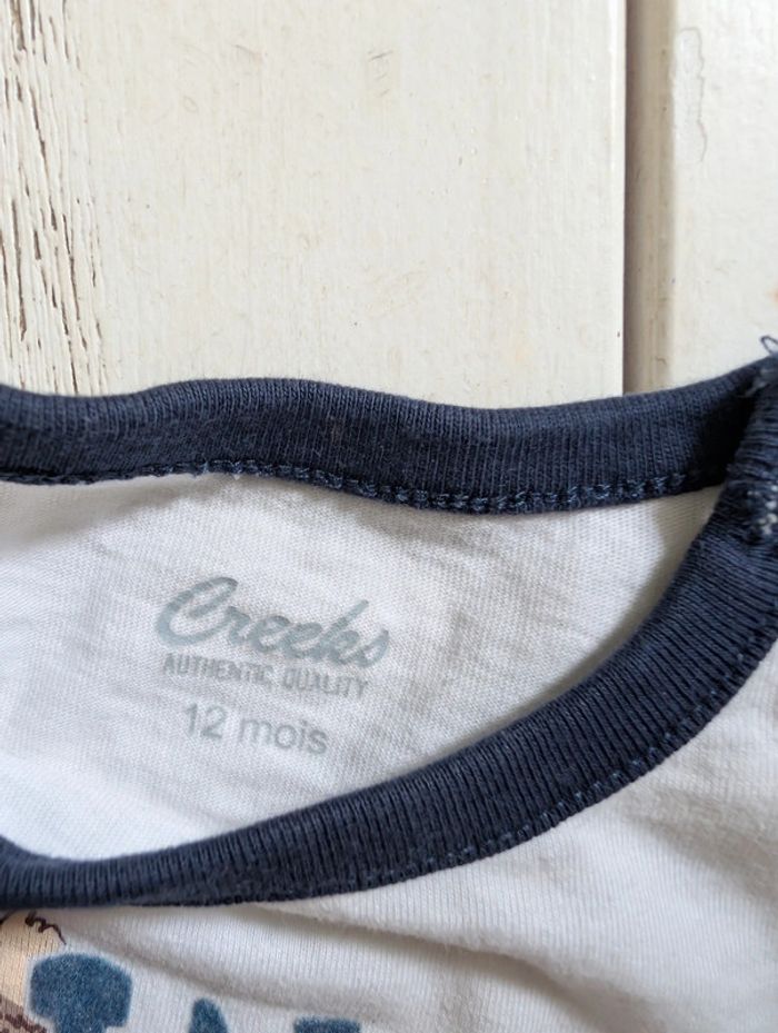 Lot tee shirt bébé garçon 12 mois - photo numéro 3