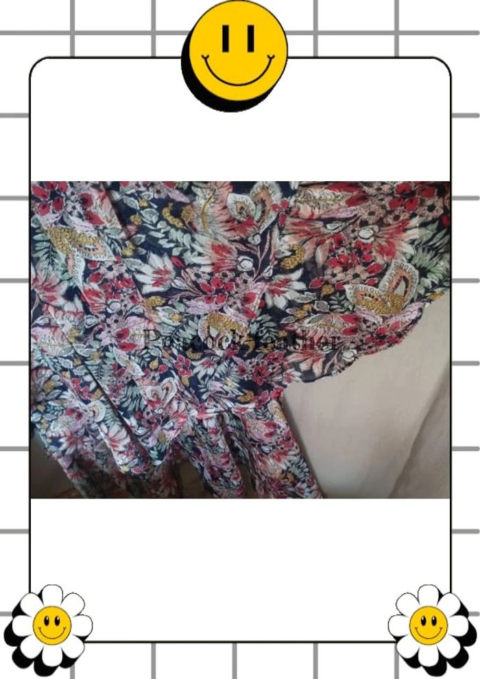 Robe longue fleurie 44 camaïeu - photo numéro 6