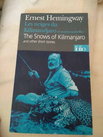 Livre les neiges du Kilimandjaro Ernest Hemingway