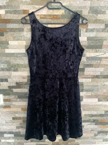 Robe courte velours