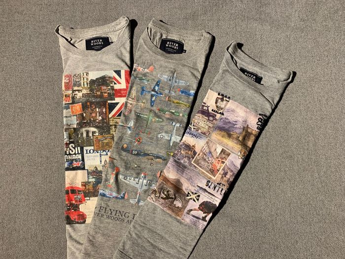 T-shirt manches longues River Woods lot de 3