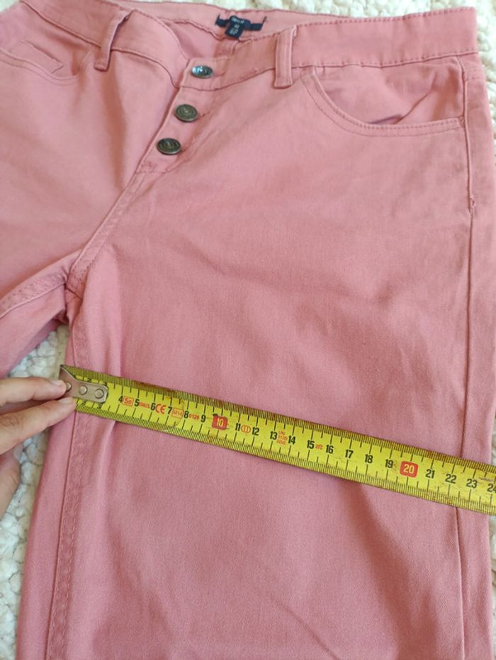 Jean rose slim fit taille haute – taille 40 cute kawaii vintage - photo numéro 6