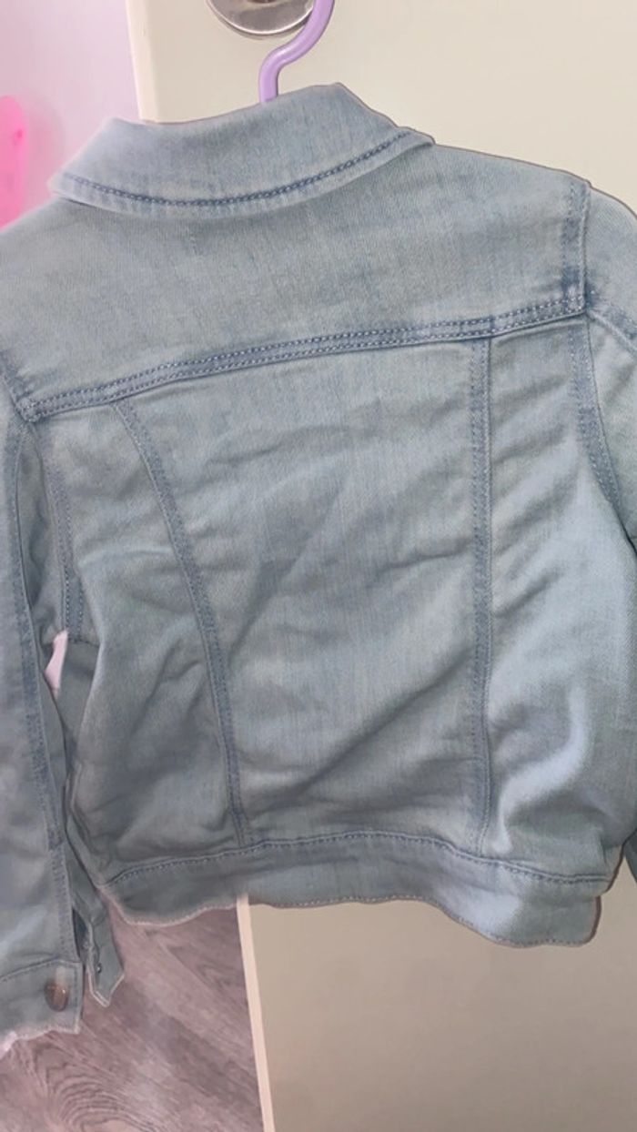 Veste en jean ZARA 24-36 mois 96 cm - photo numéro 2