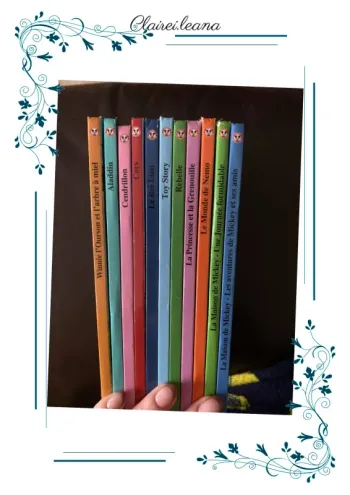 🛑lot de 9 livre disney club du livre🛑