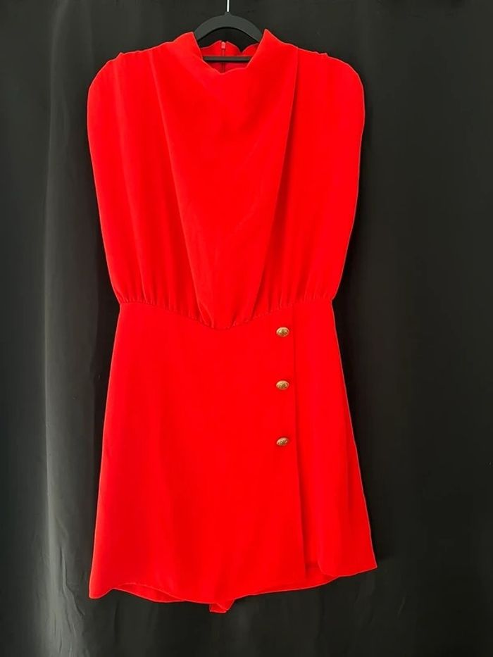 Combinaison Zara rouge