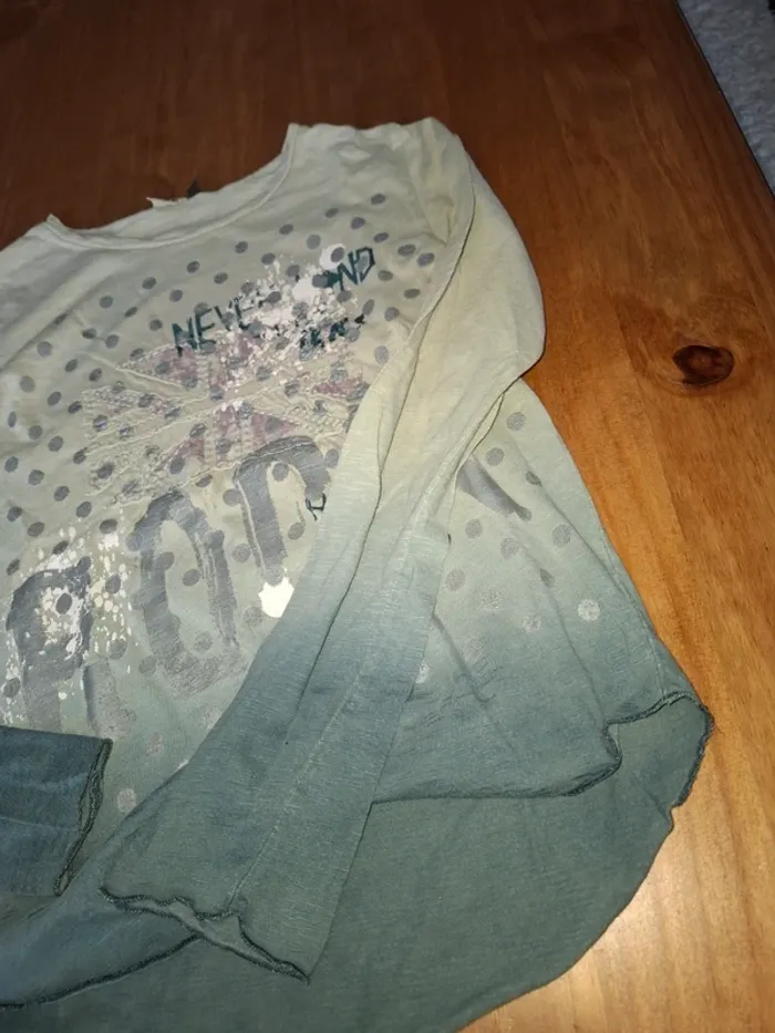 T-shirt manches longues IKKS 10 ans - photo numéro 3