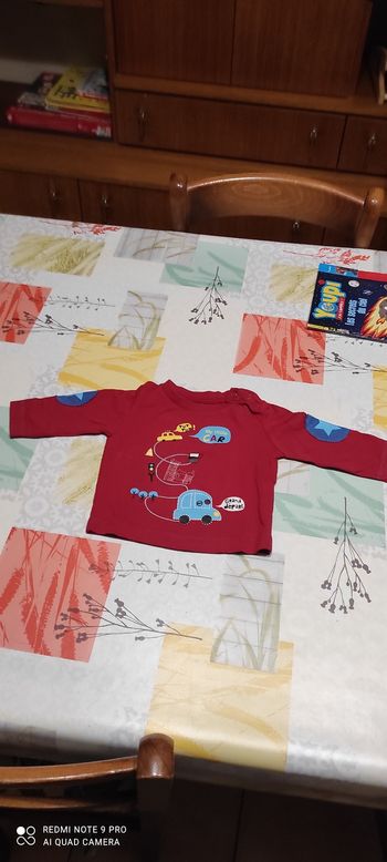 Tee-shirt à manches longues Tissaia 3 mois