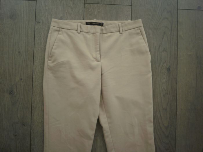 Pantalon forme cigarette Jeune Fille/Femme T34/XS/14 ans - Zara Basic - photo numéro 2