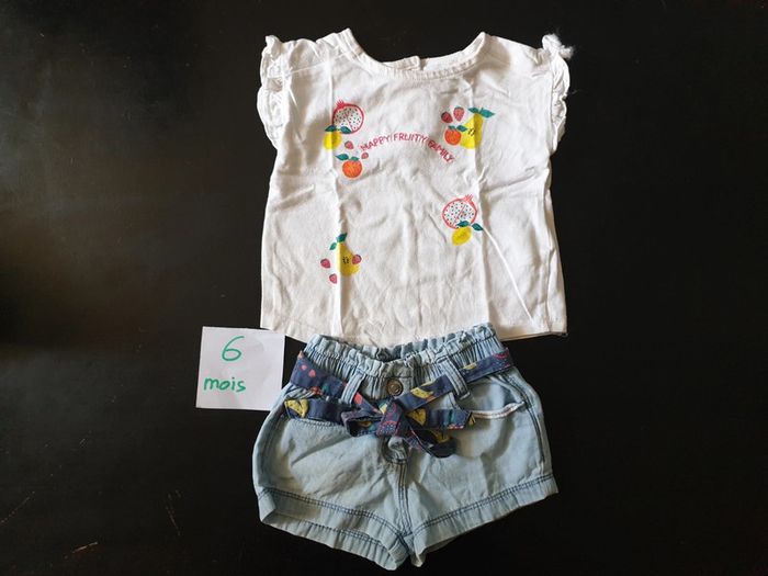 Ensemble short et tee-shirt été