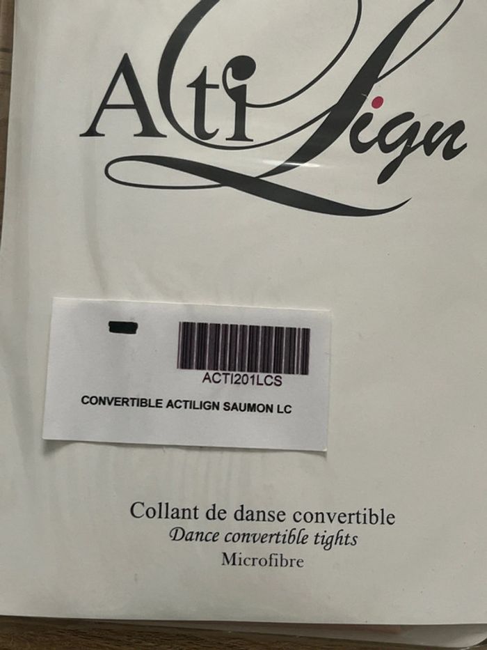 Collant de danse Actilign couleur rose neuf taille L enfant - photo numéro 2