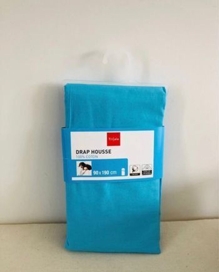 Drap housse une personne 1 place lit enfant - photo numéro 4