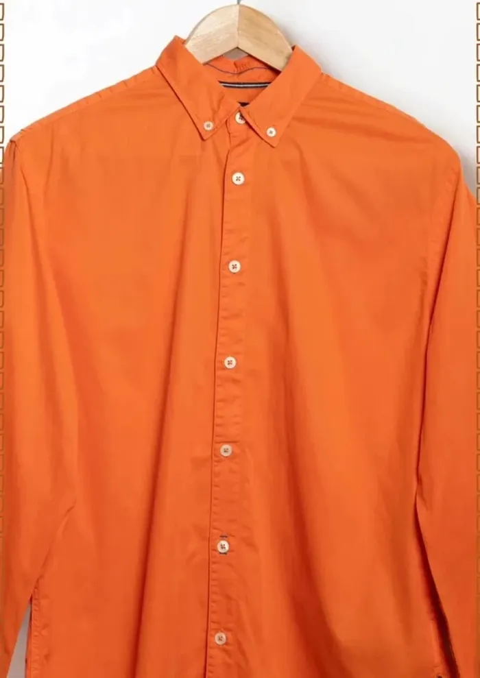 Chemise orange vif Marc O’Polo – Taille S - photo numéro 3