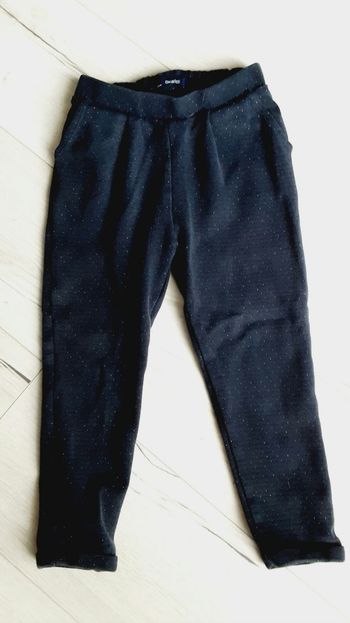 Vêtement fille pantalon marine points dorés Okaïdi 5 ans