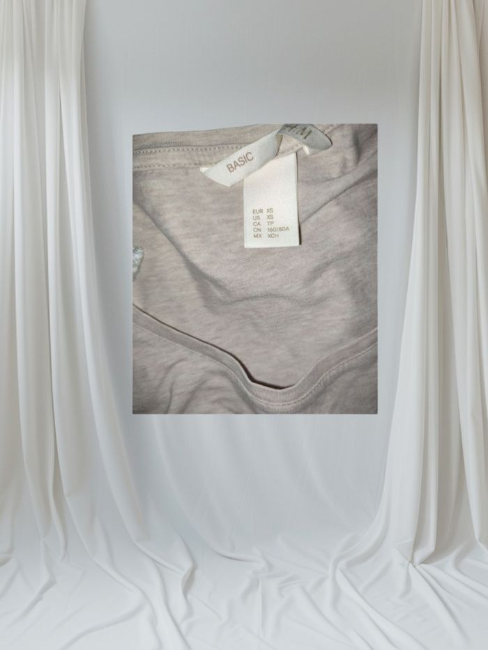 Tee-shirt beige femme taille XS - photo numéro 4