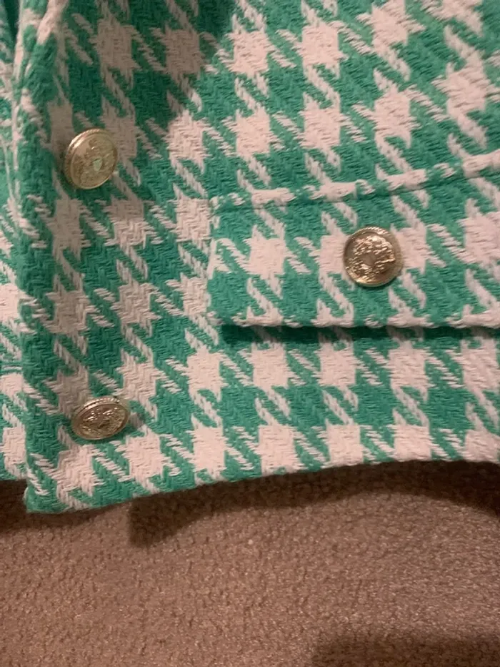 veste blazer avec carreaux - photo numéro 3
