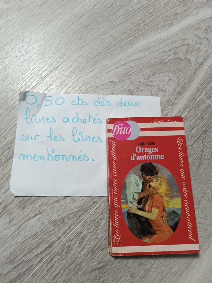 Livre Duo Série Désir