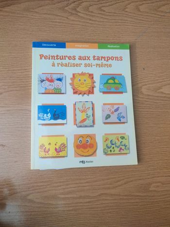 Livre peinture aux tampons à réaliser soi-même