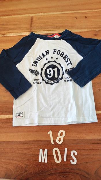 Tee short manches longues