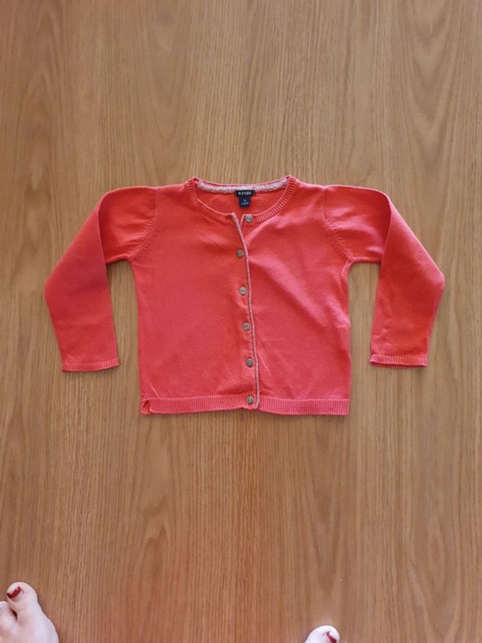 gilet 2 ans corail irise kiabi