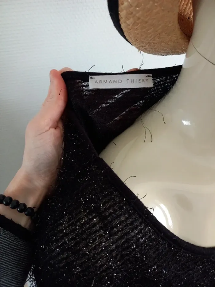 Haut noir femme T.L - photo numéro 8