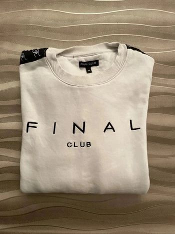 Sweat blanc Final club M