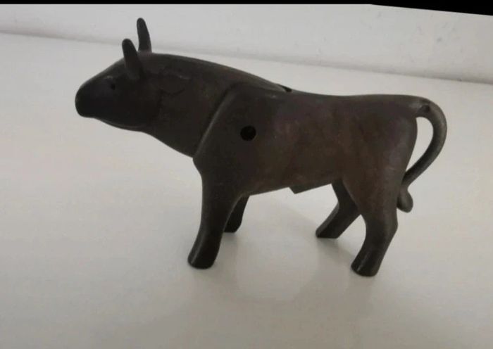 Playmobil lot animaux vache à corne taureau à corne et veau - photo numéro 10