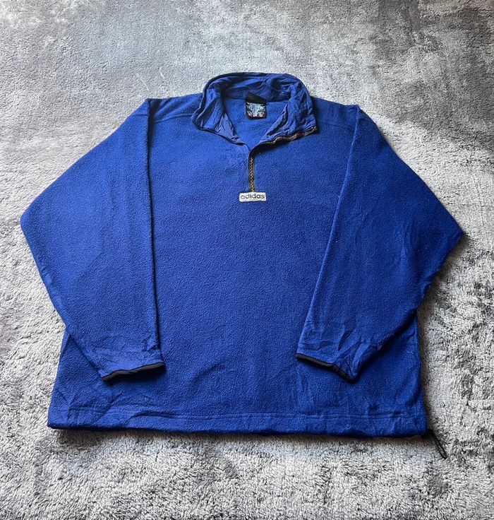 Adidas Polaire Vintage Marché Nord-Américain Années 90 Taille L – Rare - photo numéro 2
