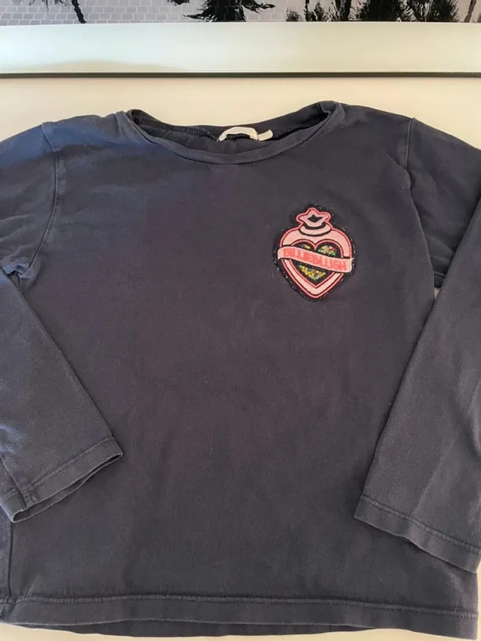 T-shirt marine 5 ans billieblush