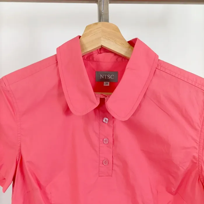 Chemise femme manches courtes rose fuchsia – NTSC – Taille 38 A691 - photo numéro 3