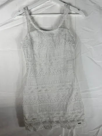 Robe blanche bohème Hollister