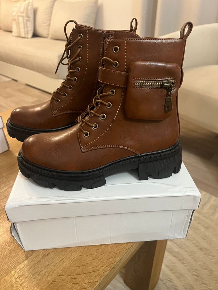 Bottine camel style rangers - photo numéro 4