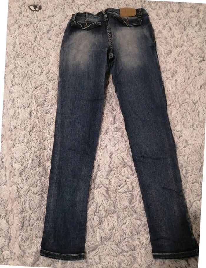 jeans skinny sans marque bleu taille S - photo numéro 2