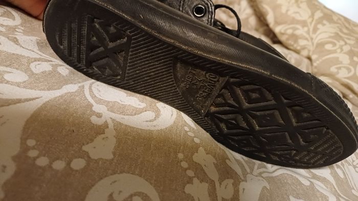 Converse noire en cuir 36.5 - photo numéro 5