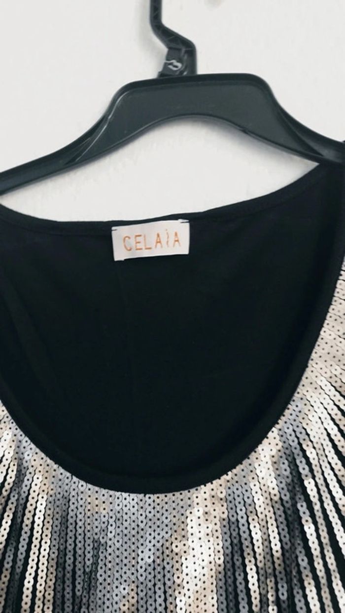 Tunique noire - Celaia - taille 46/48 - photo numéro 2