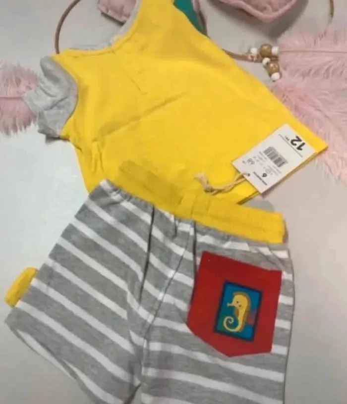 Ensemble bébé garçon (neuf) - Taille 6 mois - photo numéro 4