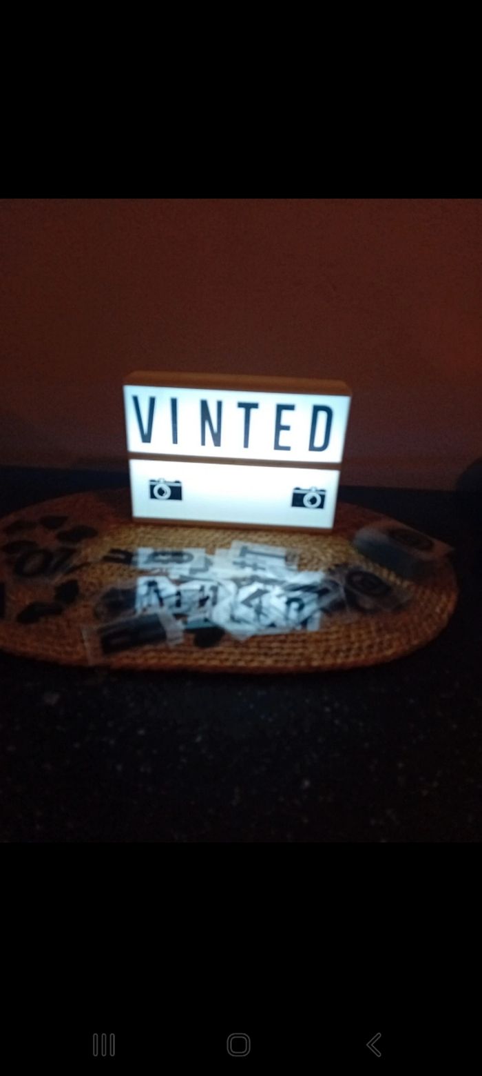 Boite message lumineuse