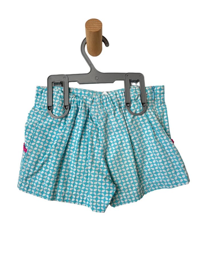 Short bleu à motifs géométriques - La faute à Voltaire 5 - 6 ans - photo numéro 2