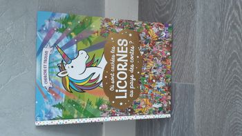 Livre enfant cherche et trouve licorne