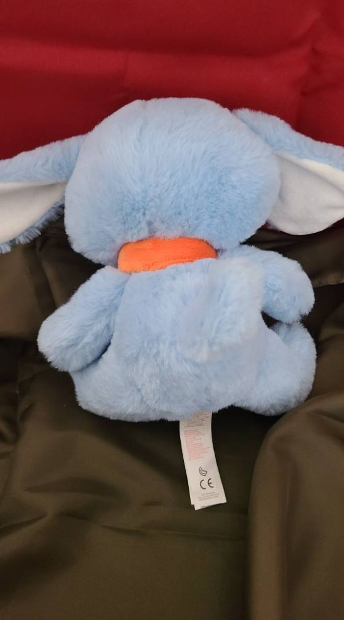 Lapin SERGENT MAJOR doudou peluche bleu - photo numéro 4
