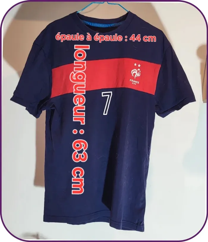 Tee shirt équipe de France - Floqué Griezmann 7 - Taille M - photo numéro 10